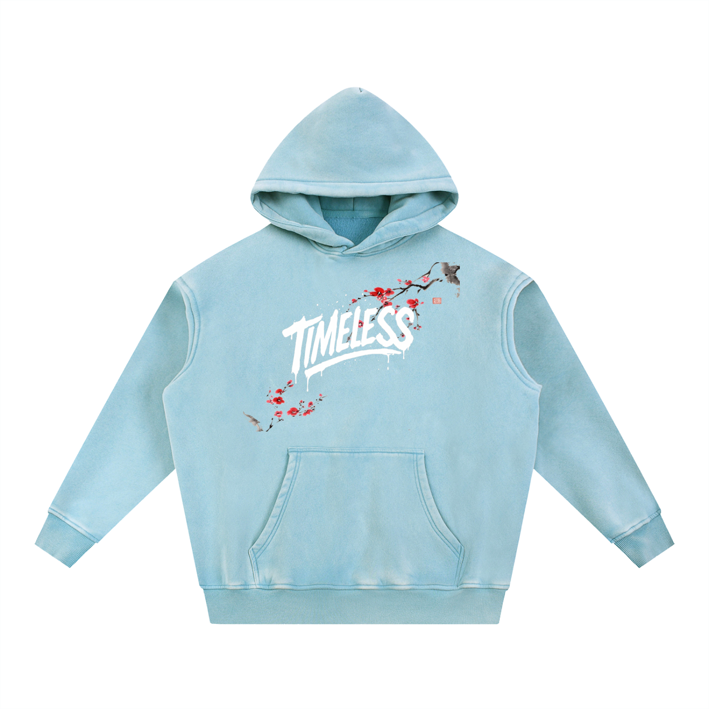Sakura Timeless Wash Oversize Hoodie
