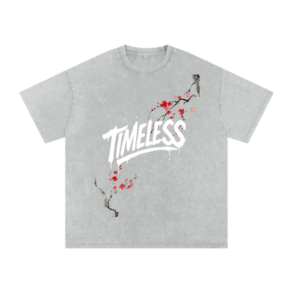 Sakura Timeless Washed Oversized T-Shirt
