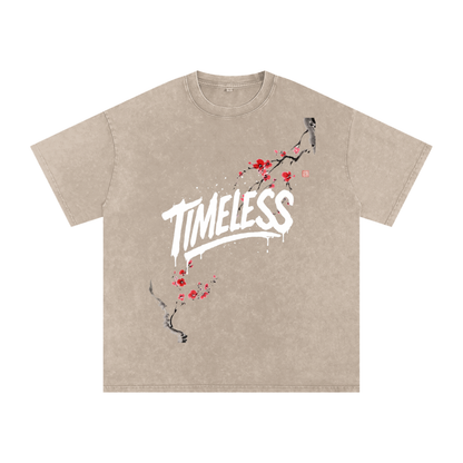 Sakura Timeless Washed Oversized T-Shirt