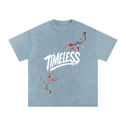 Sakura Timeless Washed Oversized T-Shirt