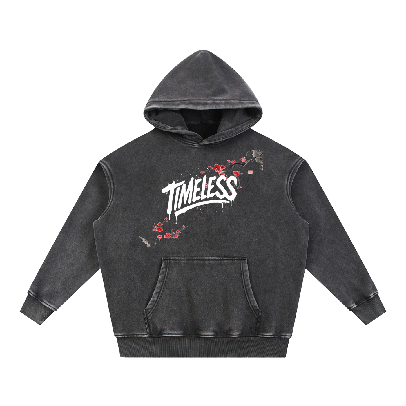 Sakura Timeless Wash Oversize Hoodie