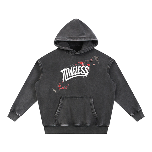 Sakura Timeless Wash Oversize Hoodie