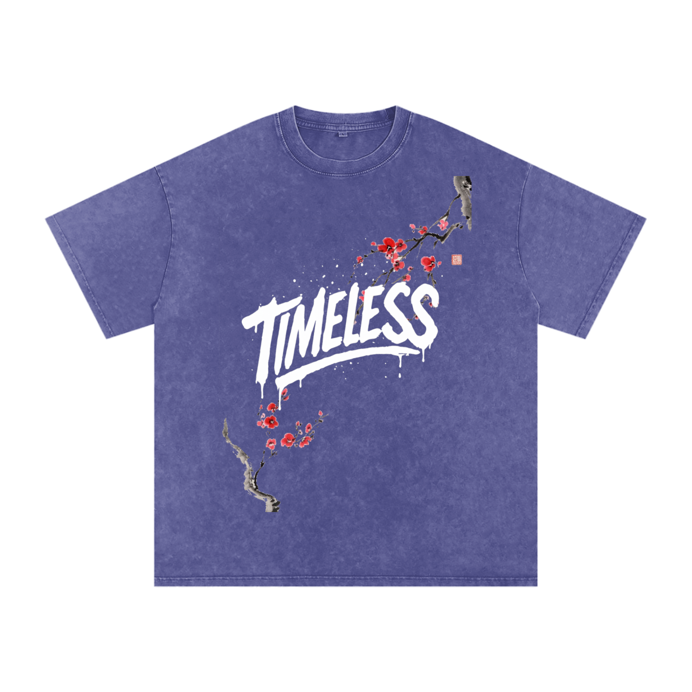Sakura Timeless Washed Oversized T-Shirt