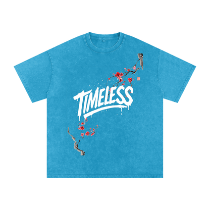 Sakura Timeless Washed Oversized T-Shirt