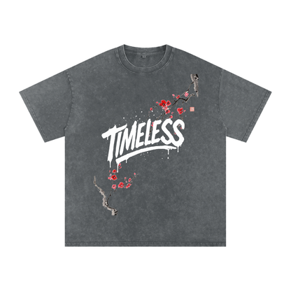 Sakura Timeless Washed Oversized T-Shirt