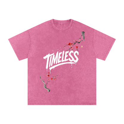 Sakura Timeless Washed Oversized T-Shirt