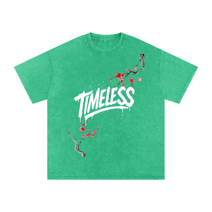 Sakura Timeless Washed Oversized T-Shirt