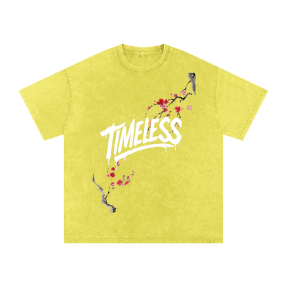 Sakura Timeless Washed Oversized T-Shirt