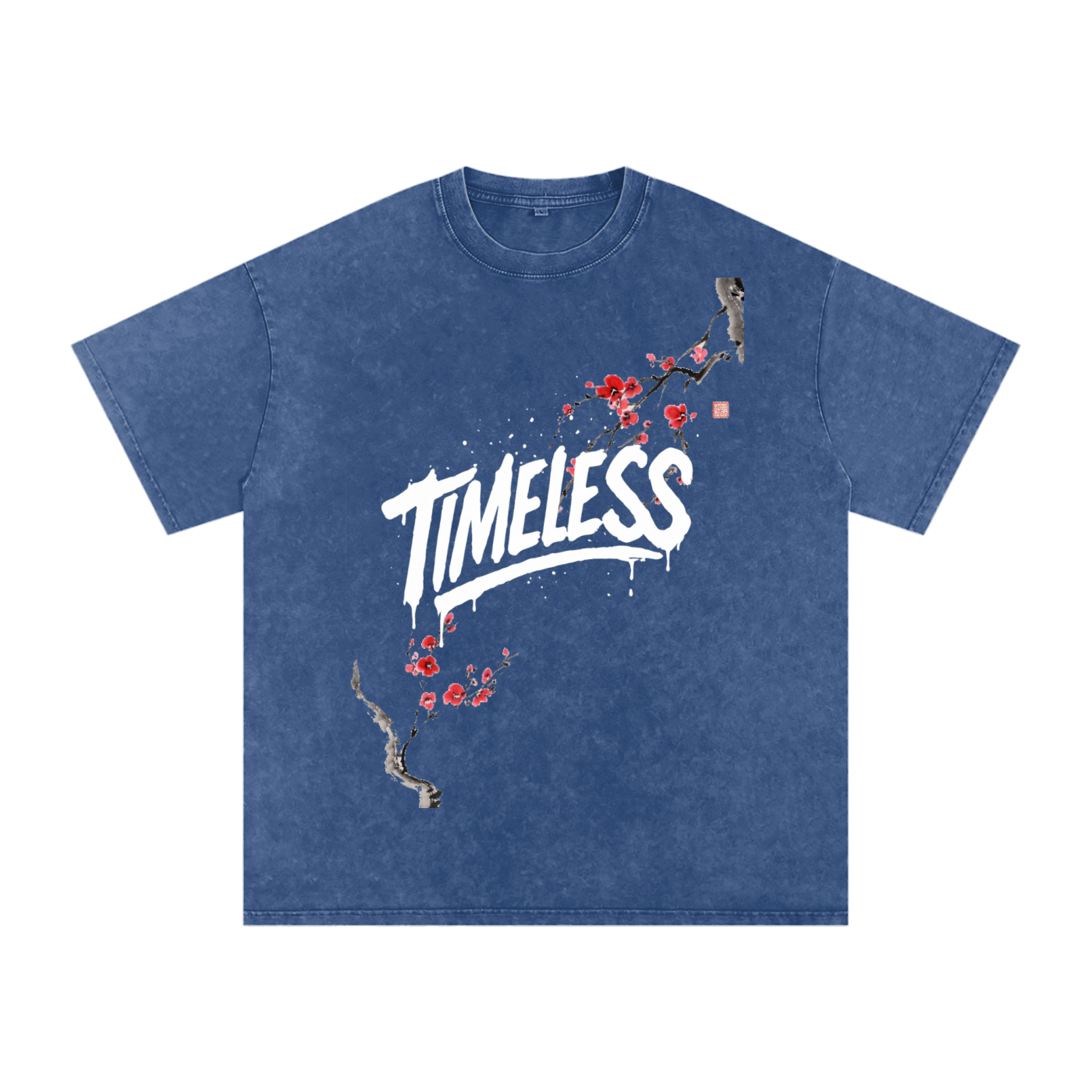 Sakura Timeless Washed Oversized T-Shirt