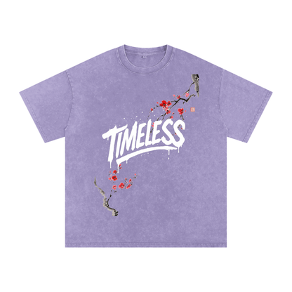 Sakura Timeless Washed Oversized T-Shirt