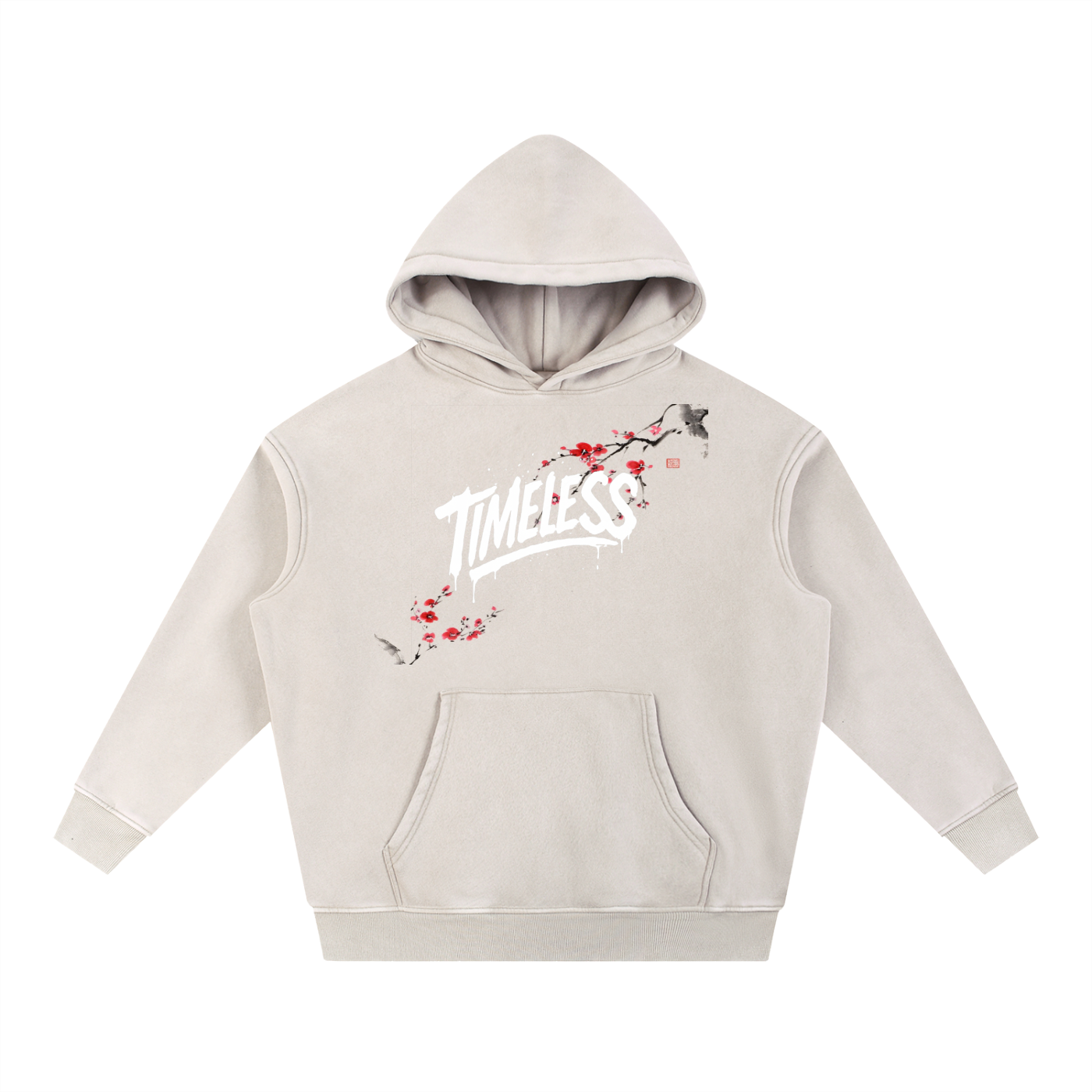 Sakura Timeless Wash Oversize Hoodie