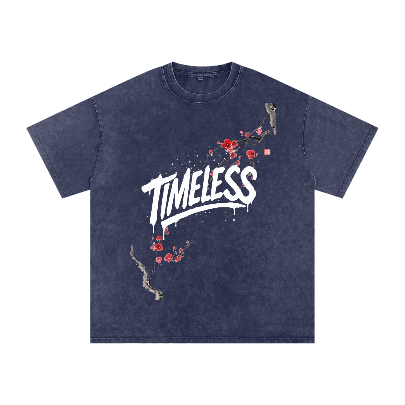 Sakura Timeless Washed Oversized T-Shirt