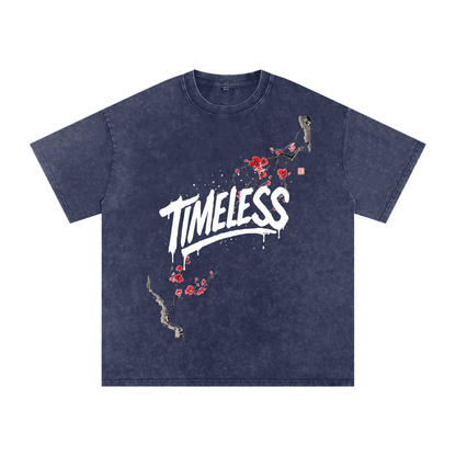Sakura Timeless Washed Oversized T-Shirt